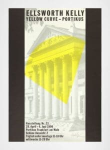 Ellsworth Kelly Ellsworth Kelly, Yellow Curve – Portikus (Black Border) print
