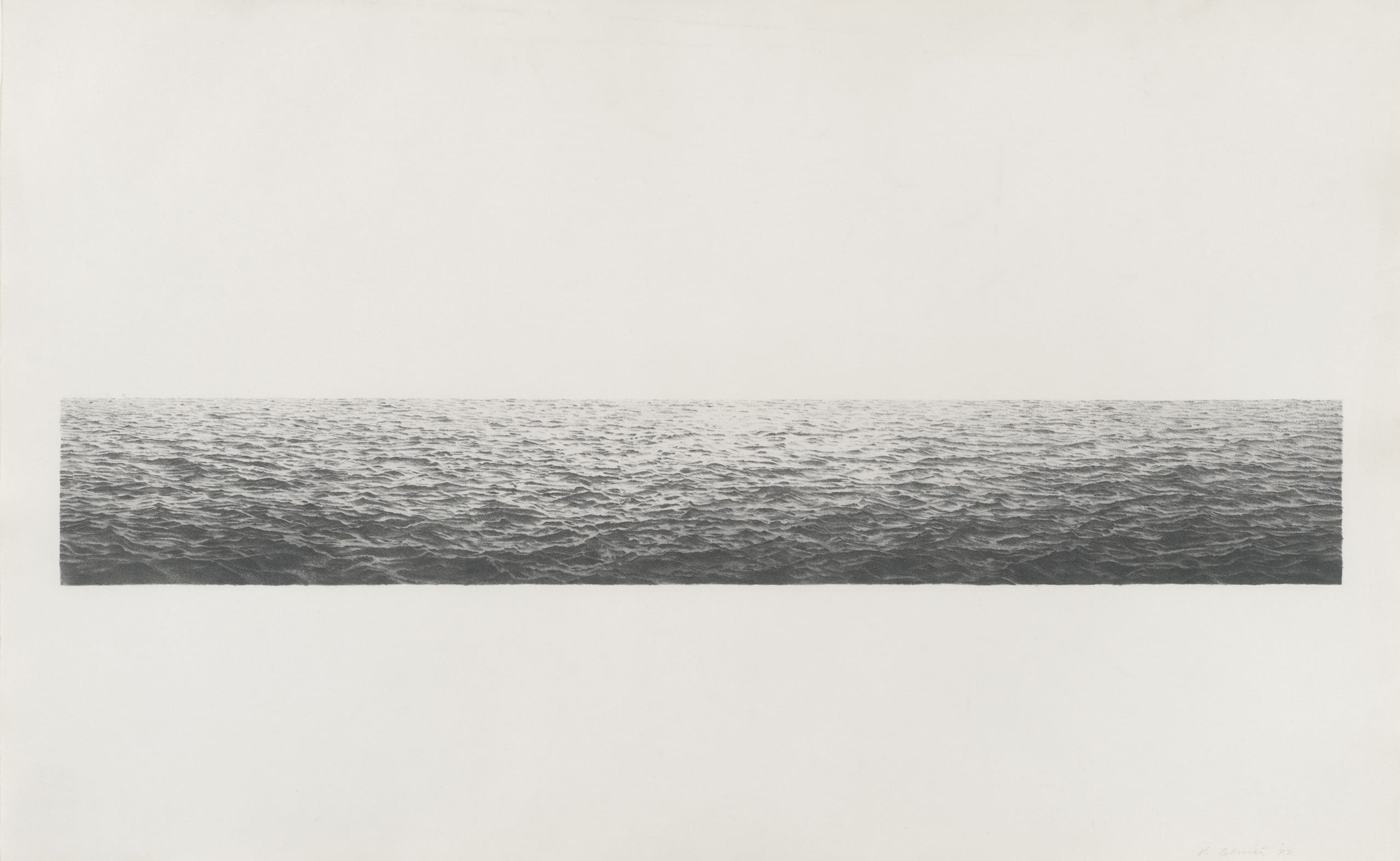 Untitled (Large Ocean) by Vija Celmins