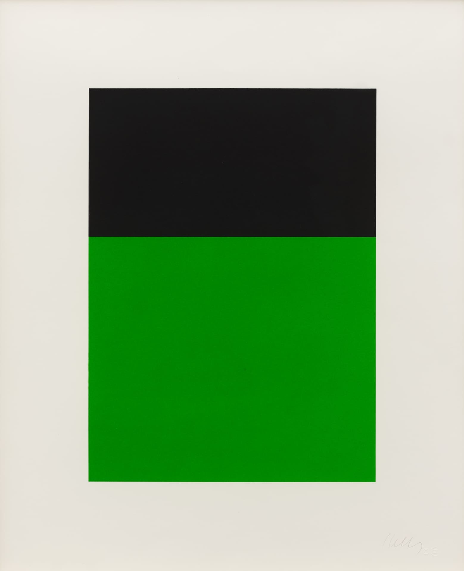 Black Green by Ellsworth Kelly