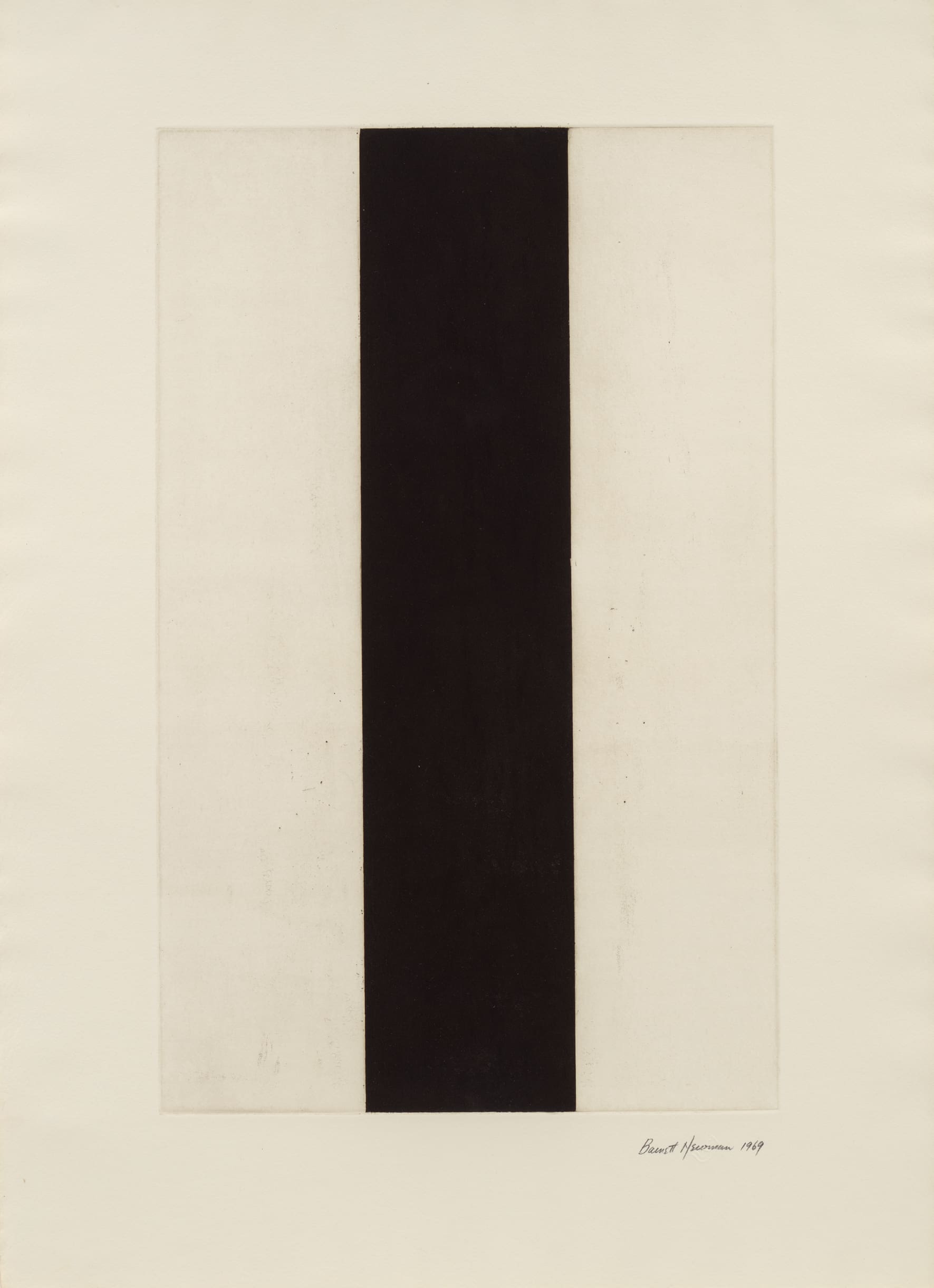 Untitled Etching 2 print - Barnett Newman