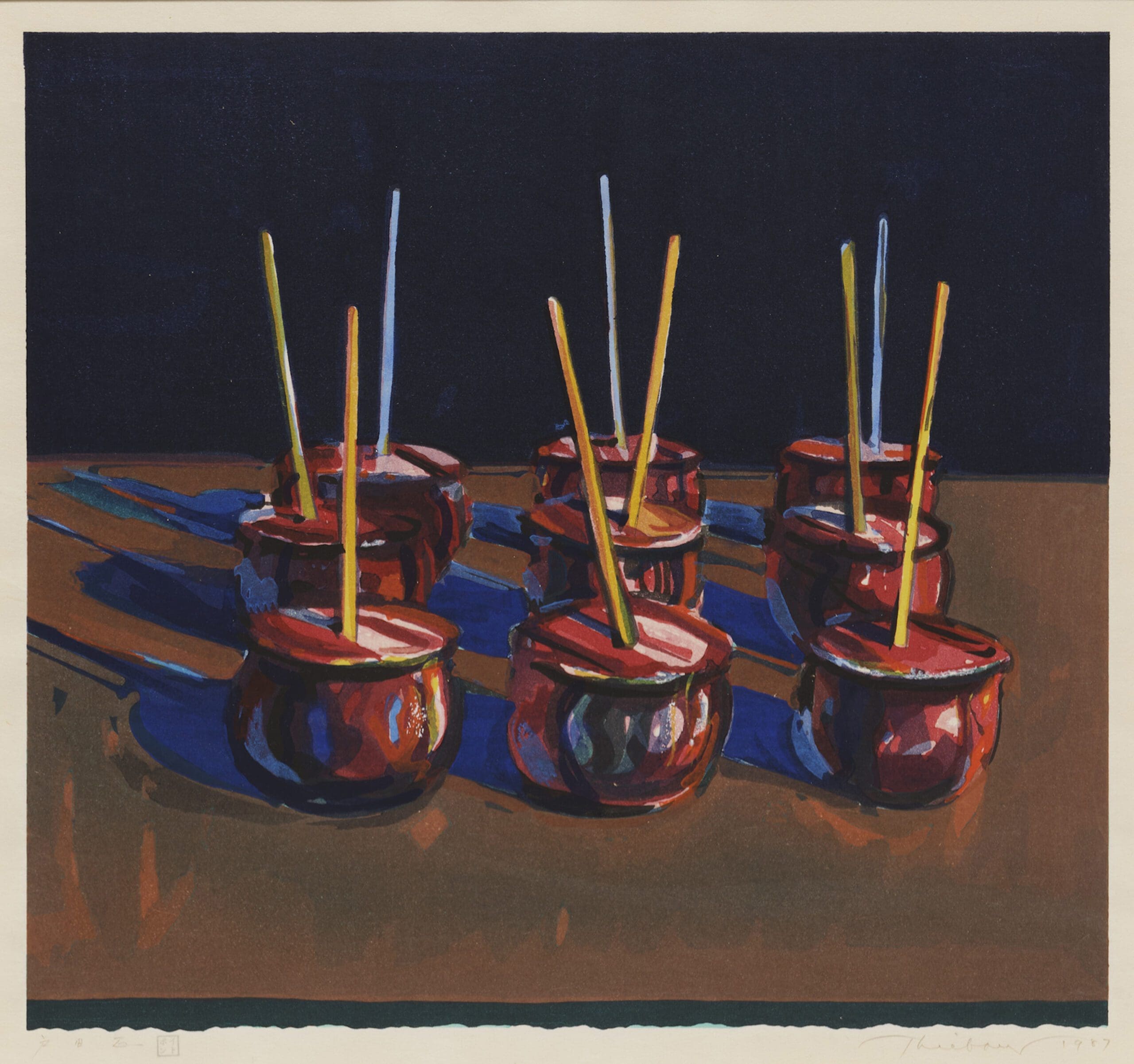 Candy Apples by Wayne Thiebaud