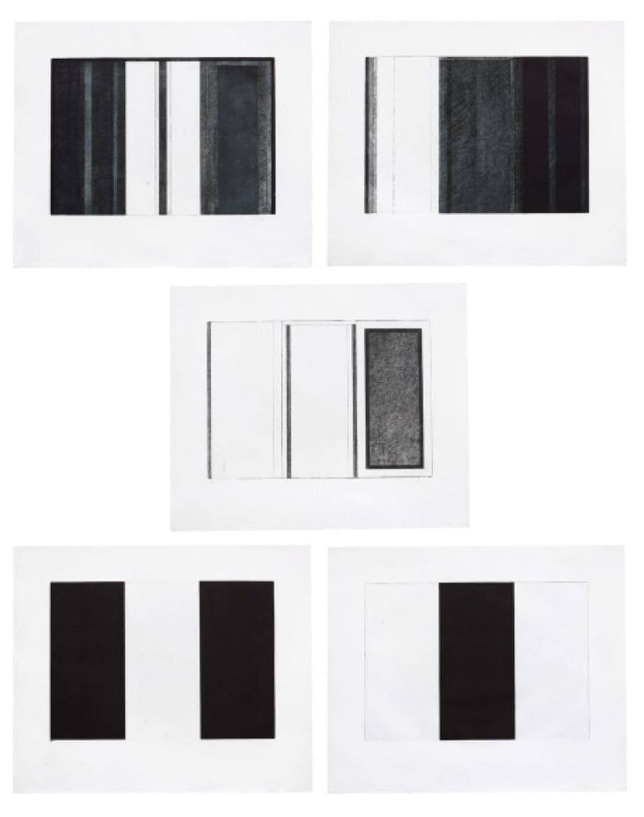 Five Threes by Brice Marden