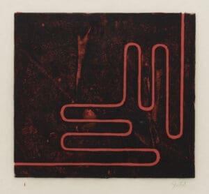 Donald Judd Untitled print