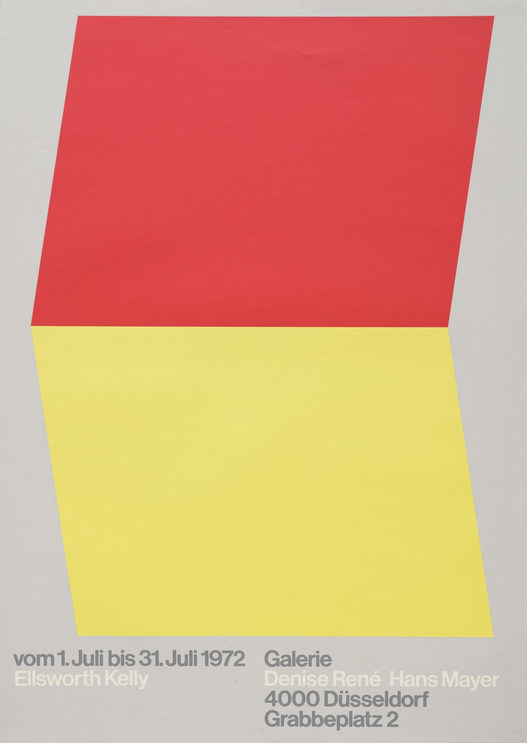 Ellsworth Kelly, Galerie Denise Rene Hans Mayer by Ellsworth Kelly