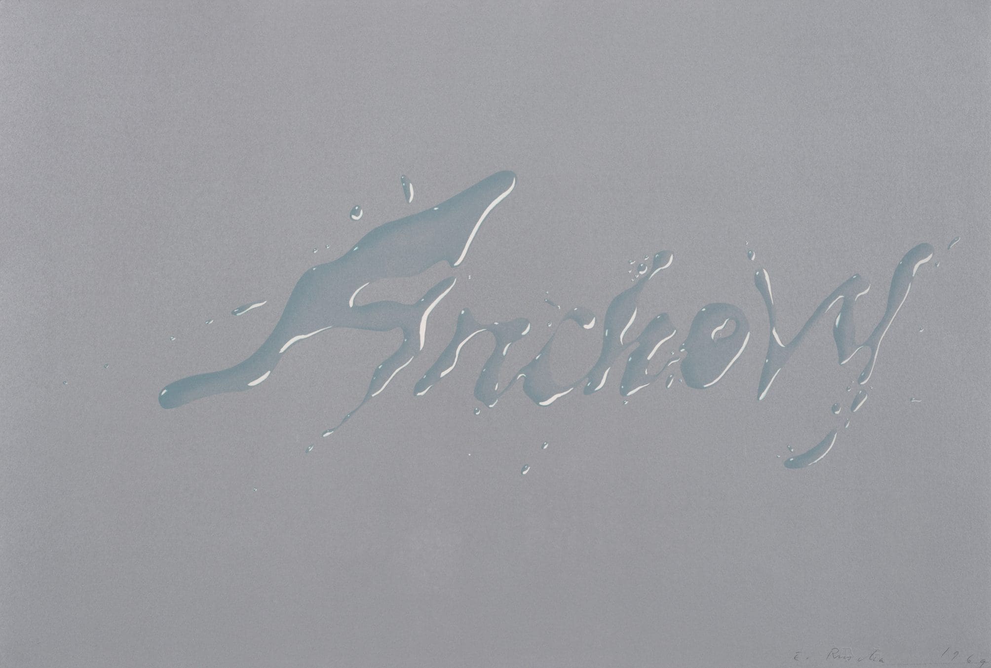 Anchovy by Edward Ruscha