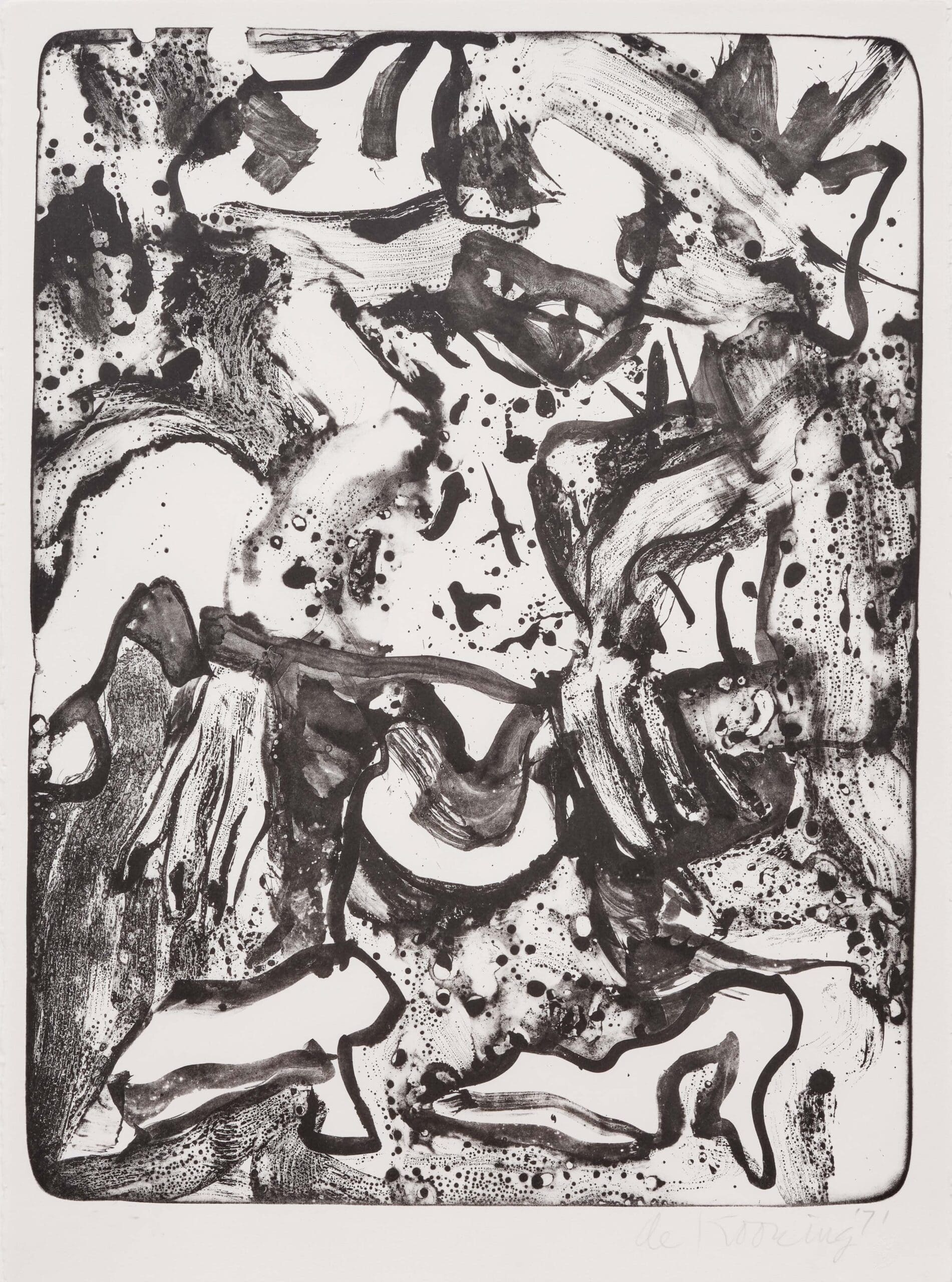 Minnie Mouse by Willem de Kooning