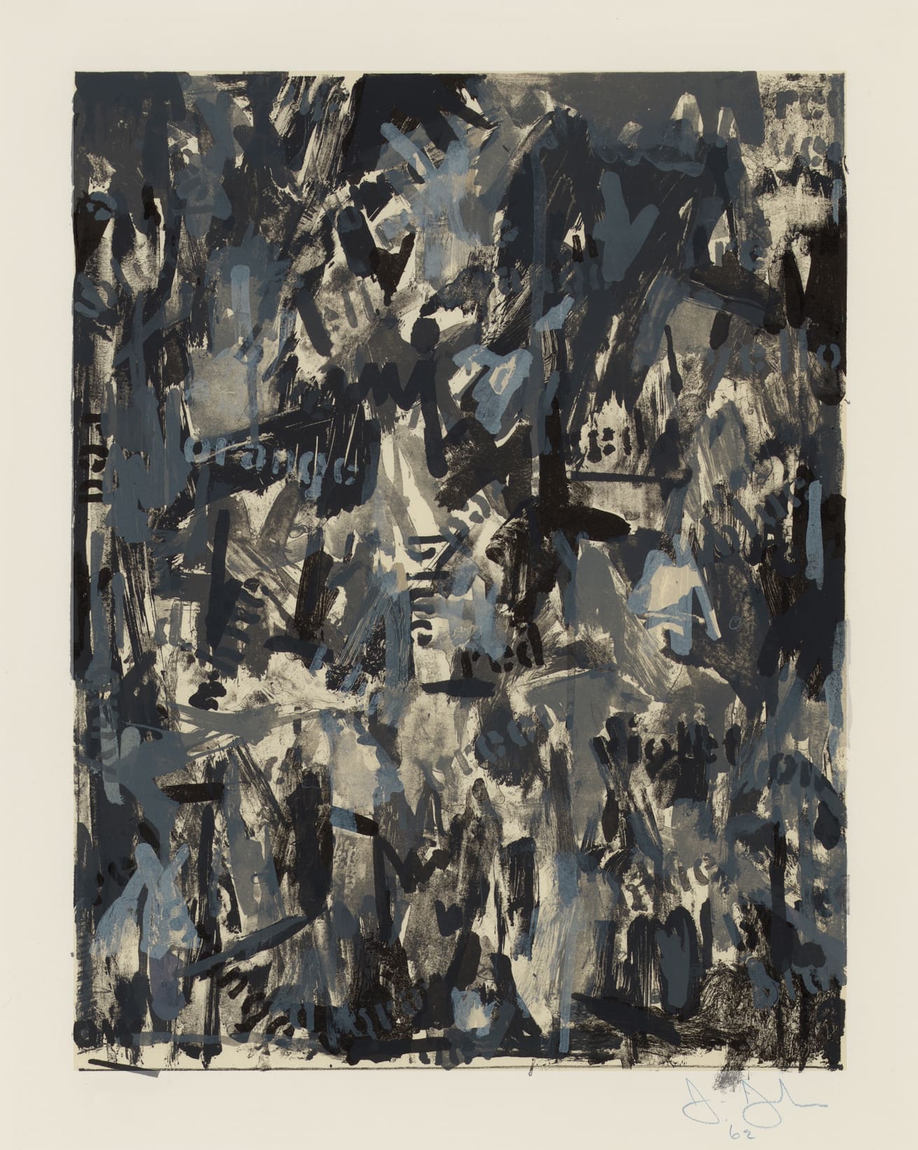 False Start II print - Jasper Johns