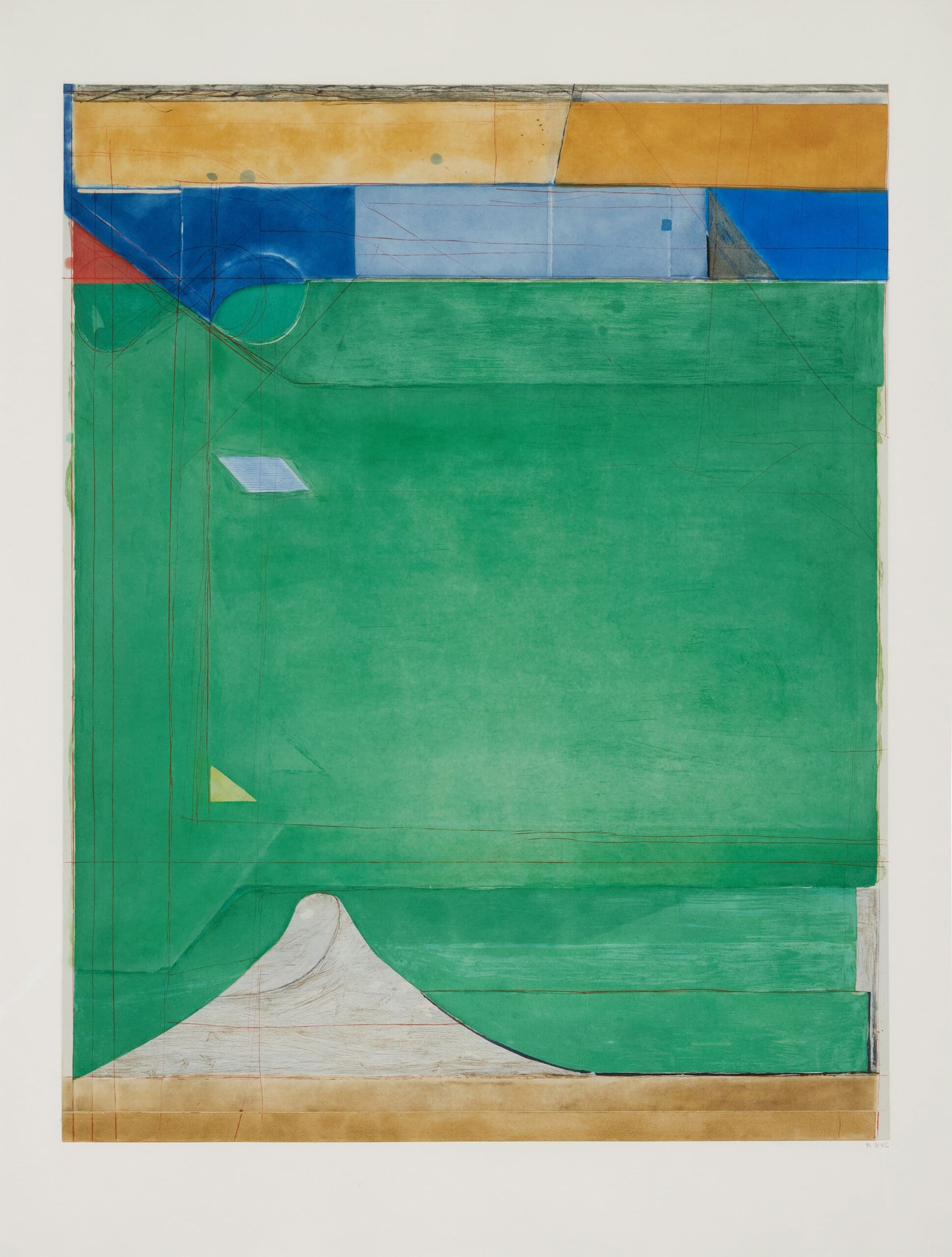 Richard Diebenkorn Green print