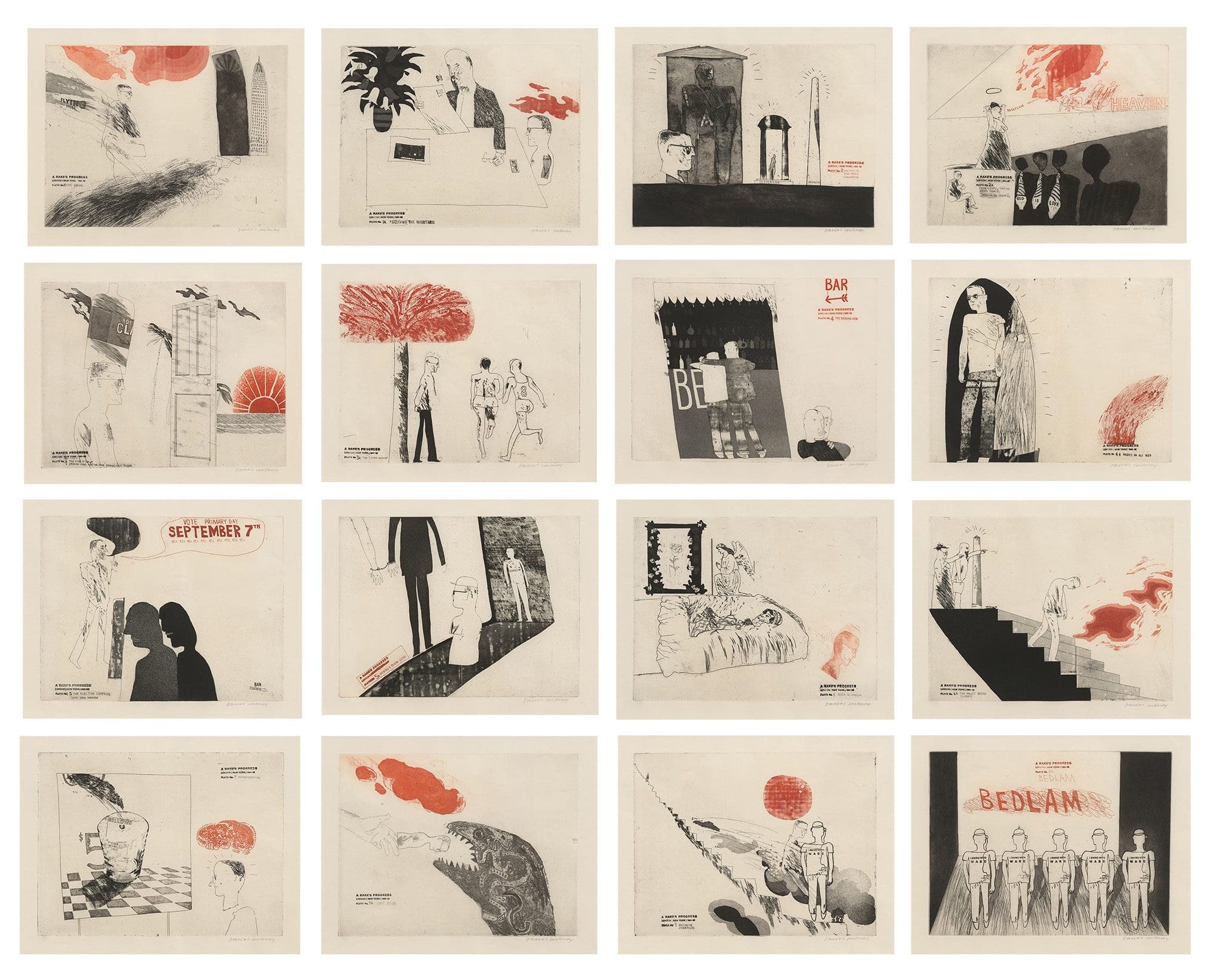 A Rake’s Progress by David Hockney
