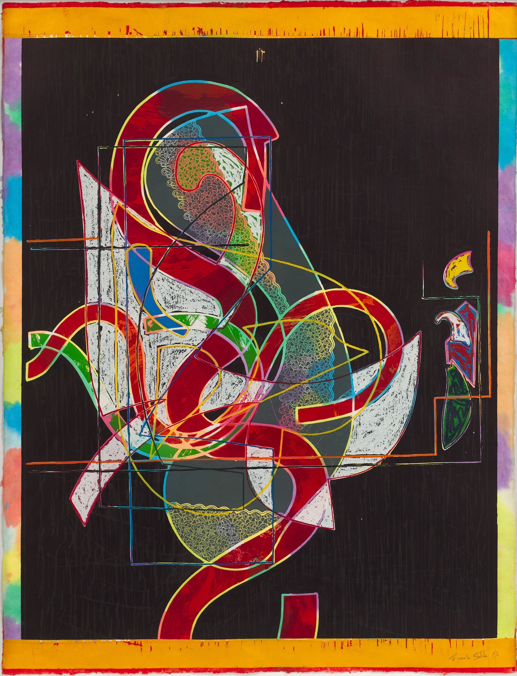 Pergusa Three (from the Circuits Series) by Frank Stella