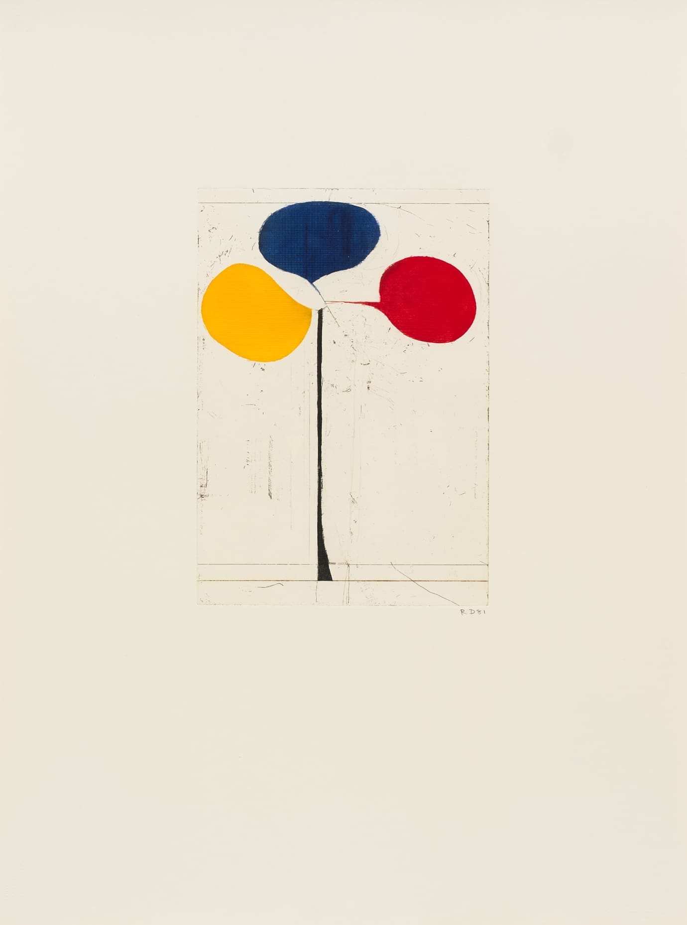 Tri-color by Richard Diebenkorn