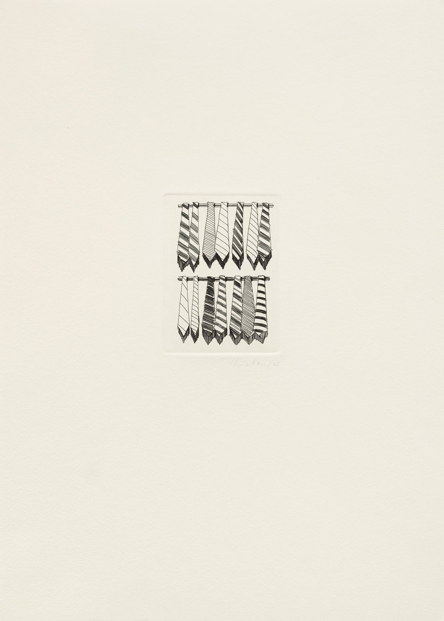 Ties by Wayne Thiebaud