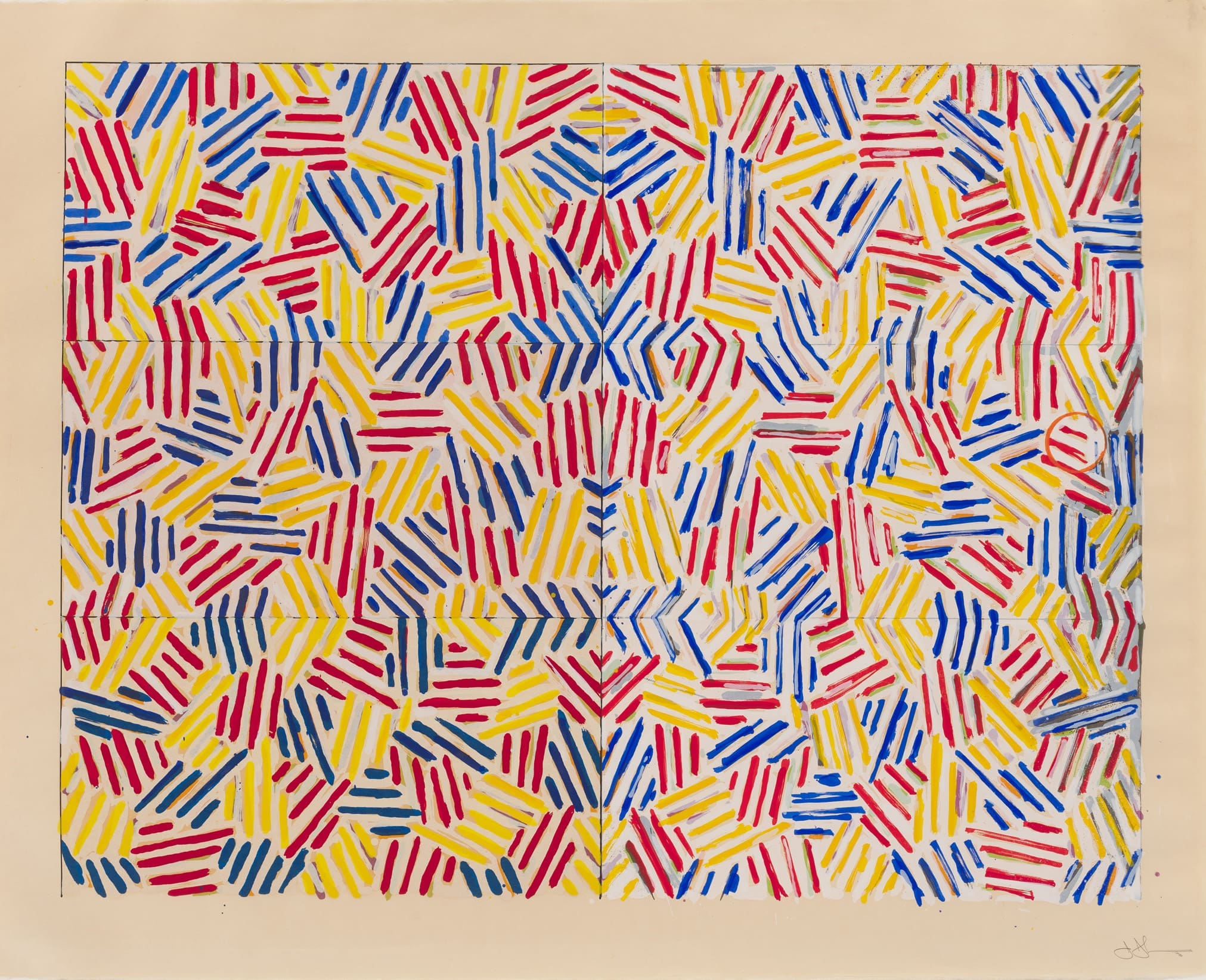Corpse and Mirror by Jasper Johns