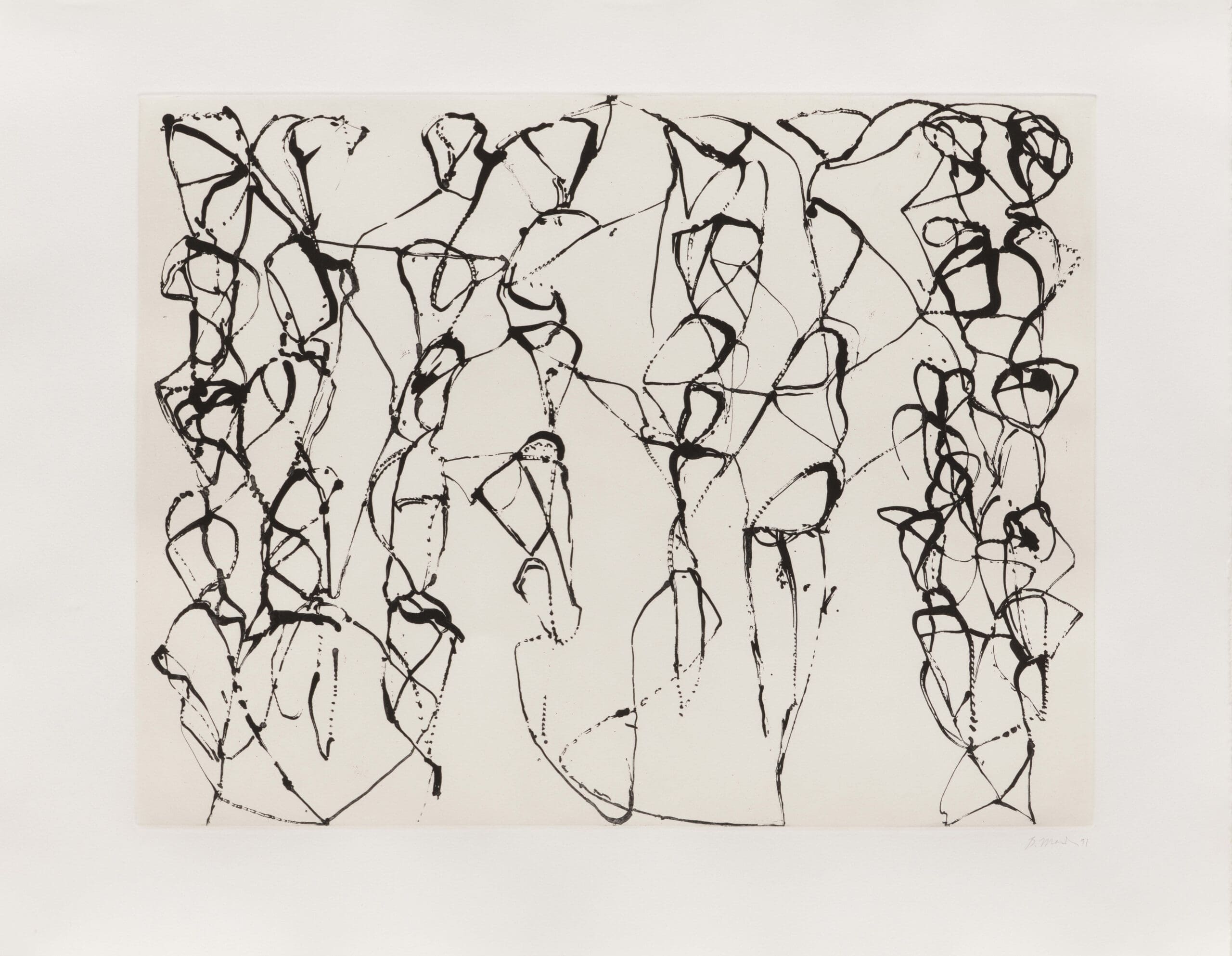 Cold Mountain Series, Zen Studies 6 by Brice Marden
