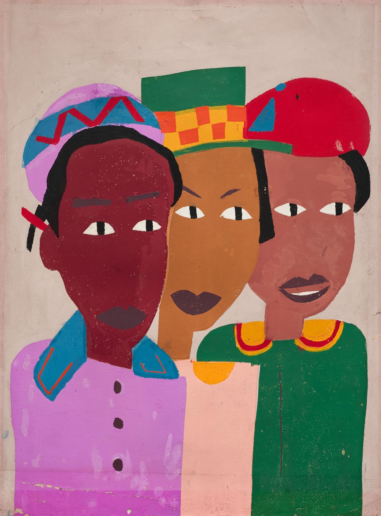 Three Children by William Henry Johnson