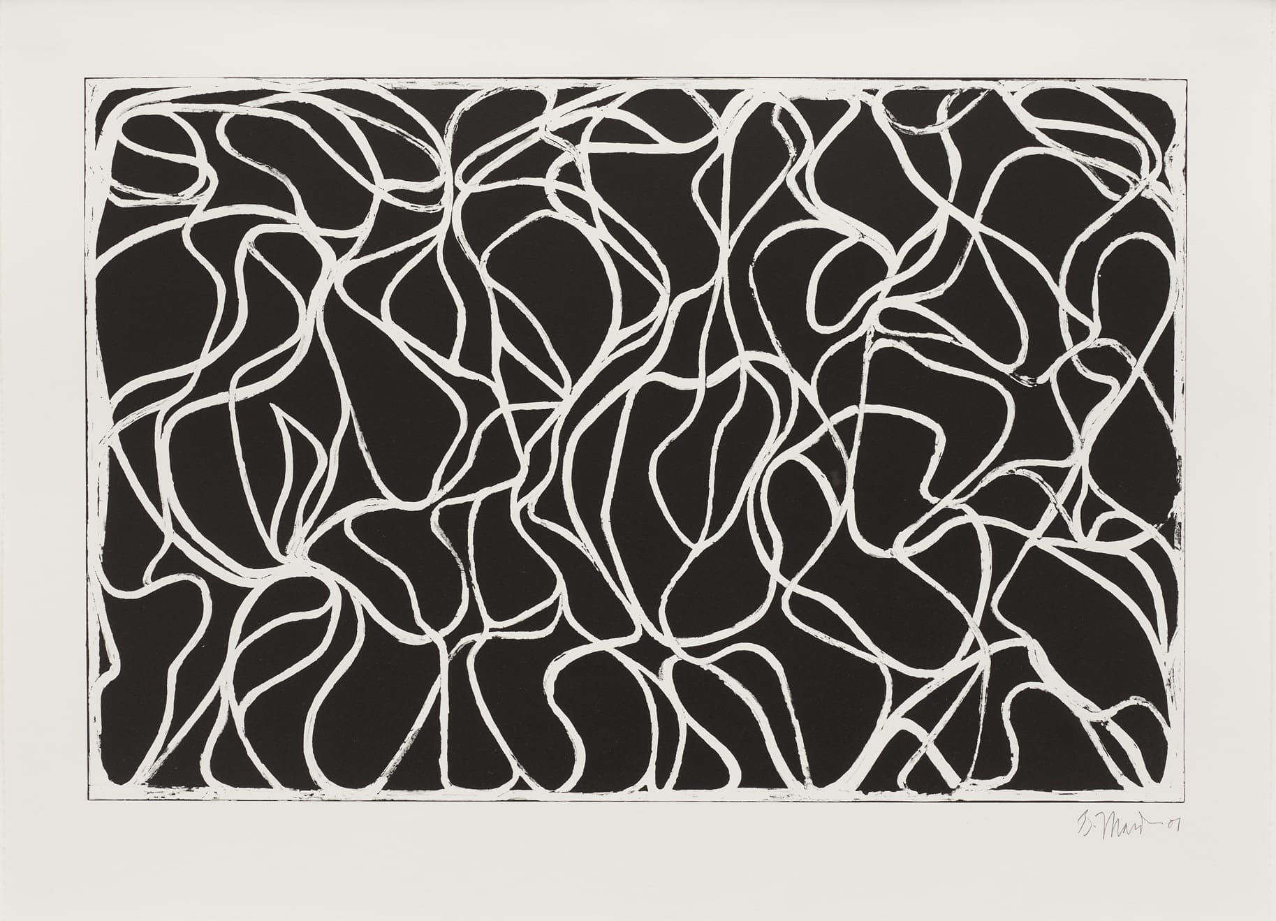 Muses with Graphite by Brice Marden