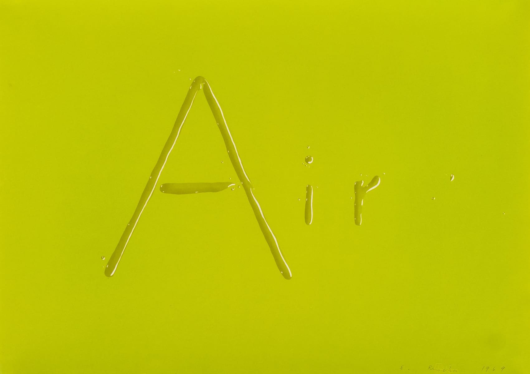 Air by Edward Ruscha