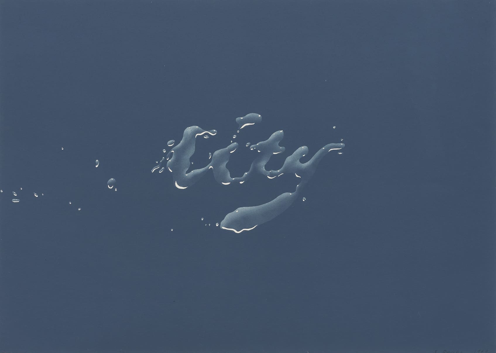 City by Edward Ruscha