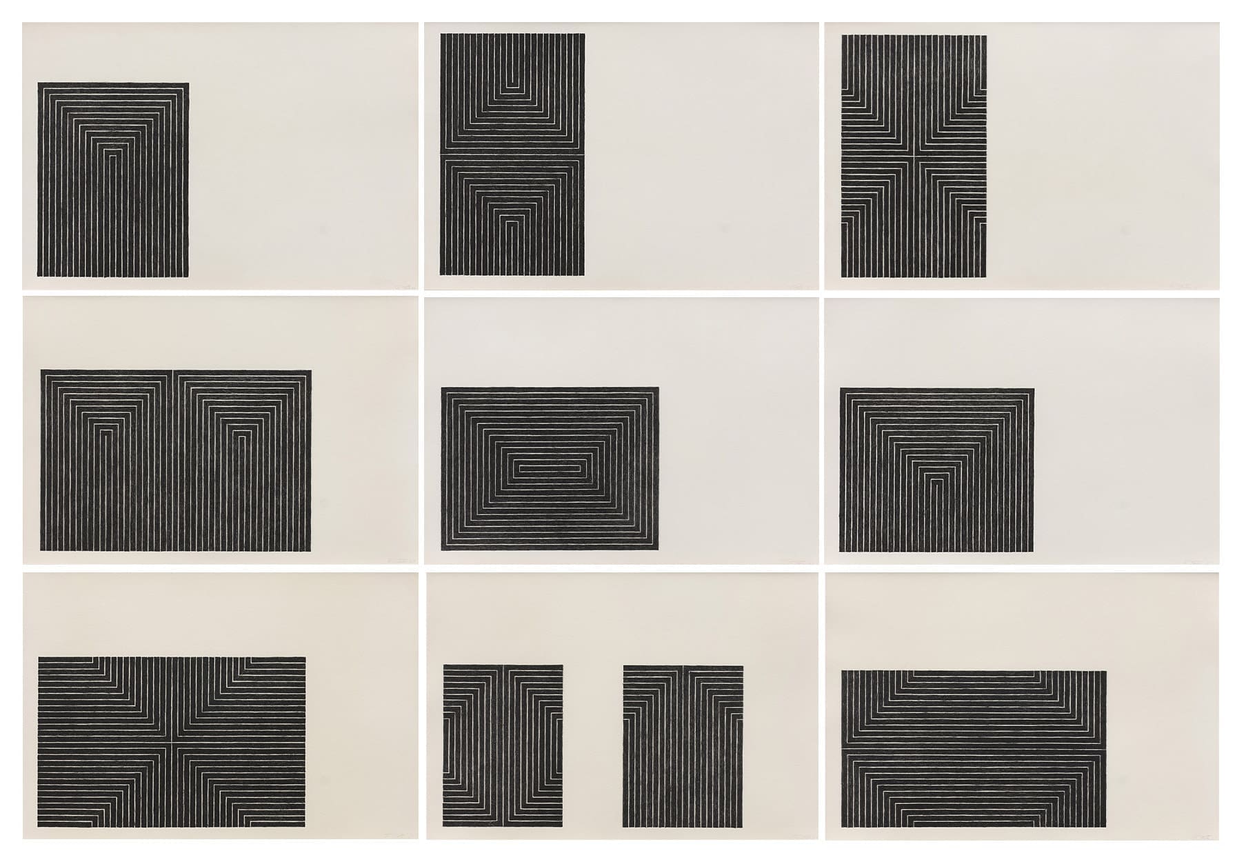 Black Series I by Frank Stella