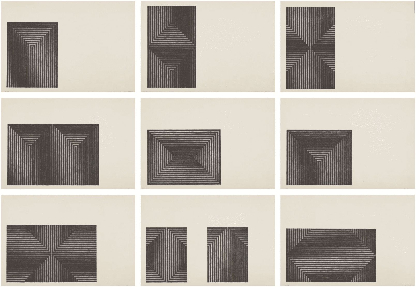 Black Series I by Frank Stella