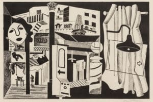Stuart Davis Sixth Avenue El print