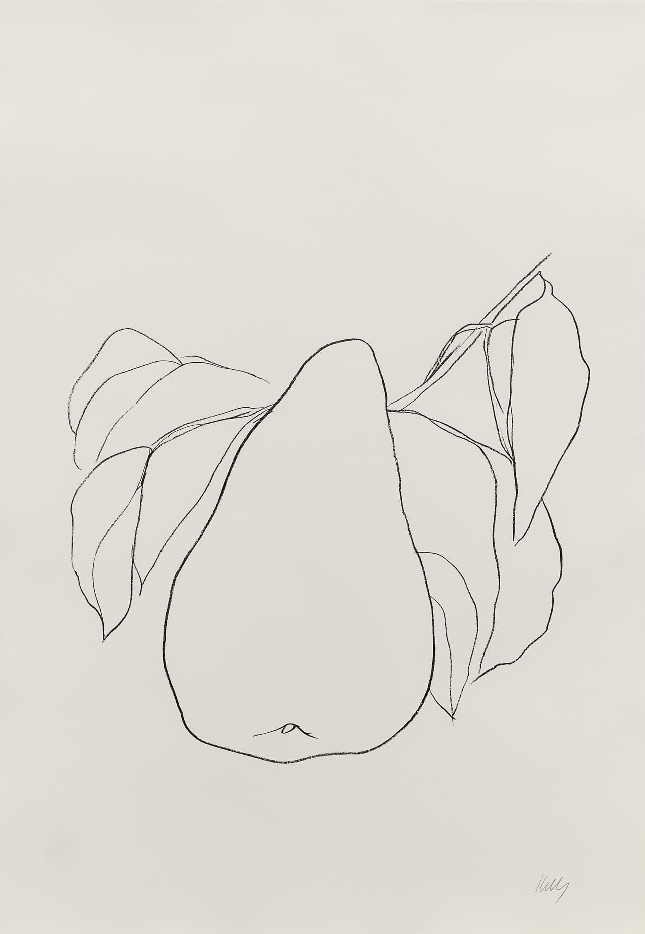 Pear III print - Ellsworth Kelly