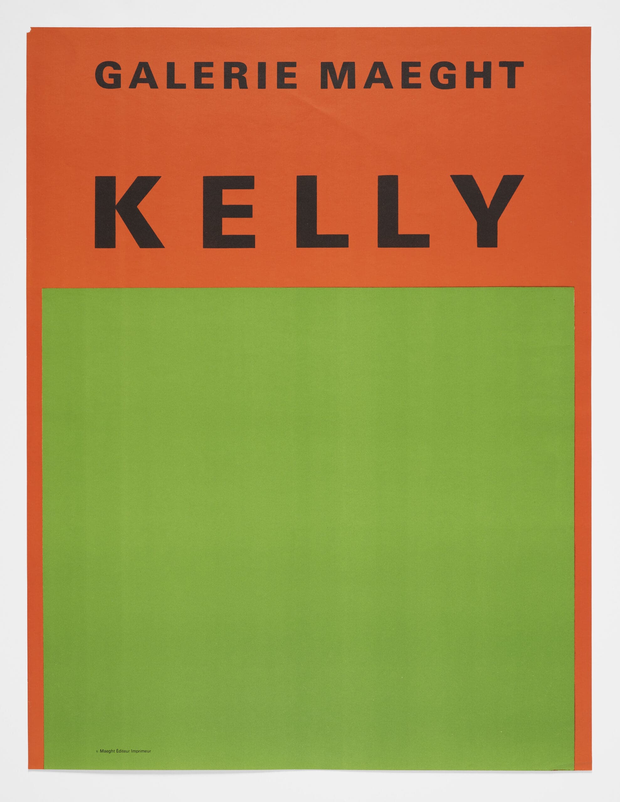 Kelly, Galerie Maeght (Red over Green) by Ellsworth Kelly