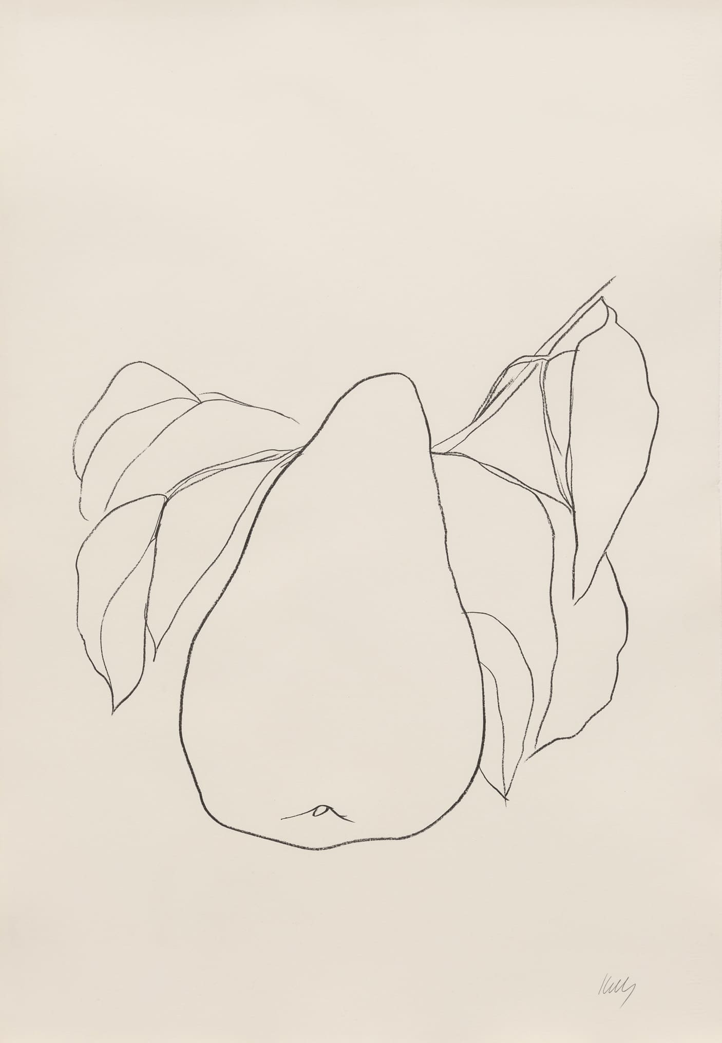 Pear III by Ellsworth Kelly