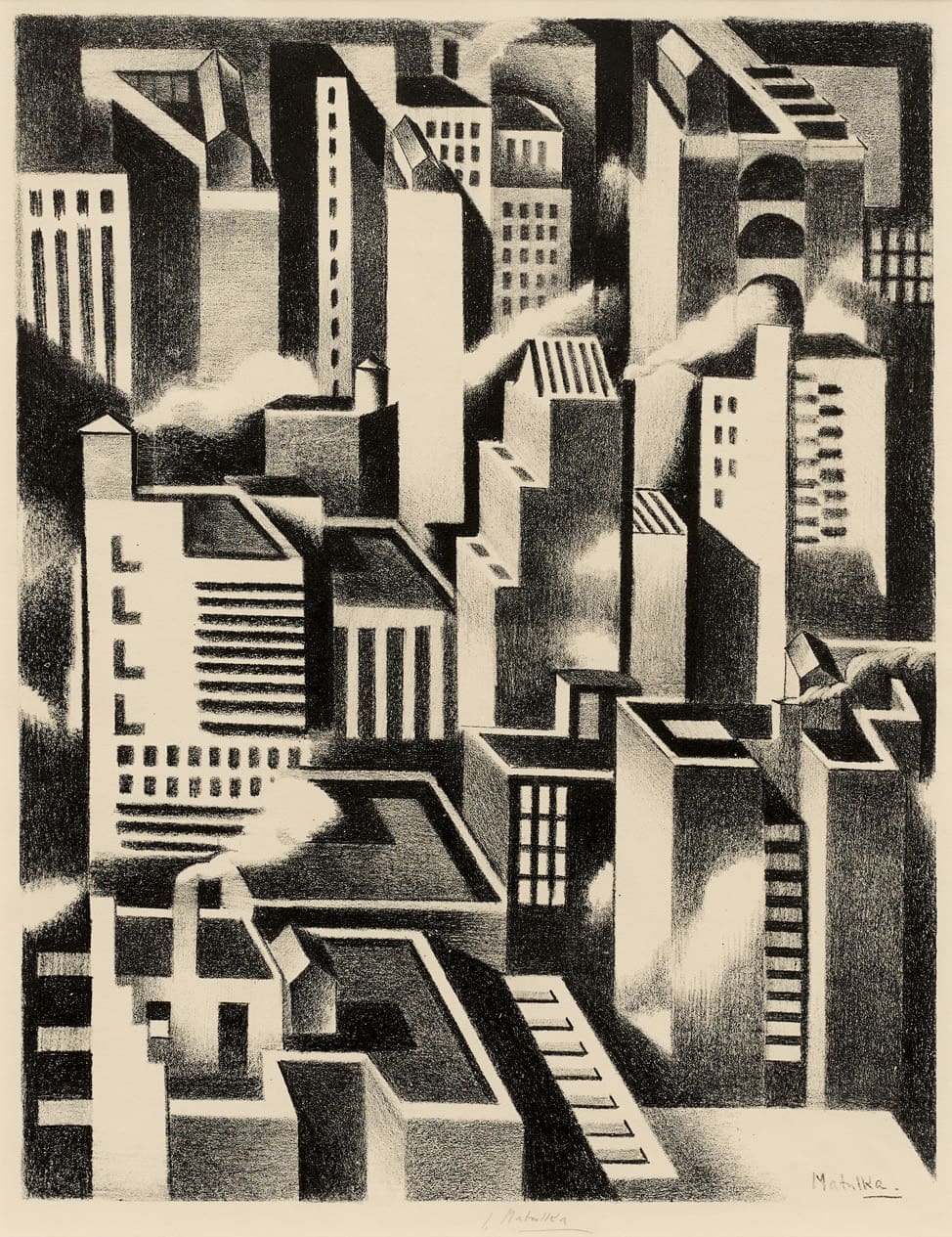 Arrangement, New York by Jan Matulka
