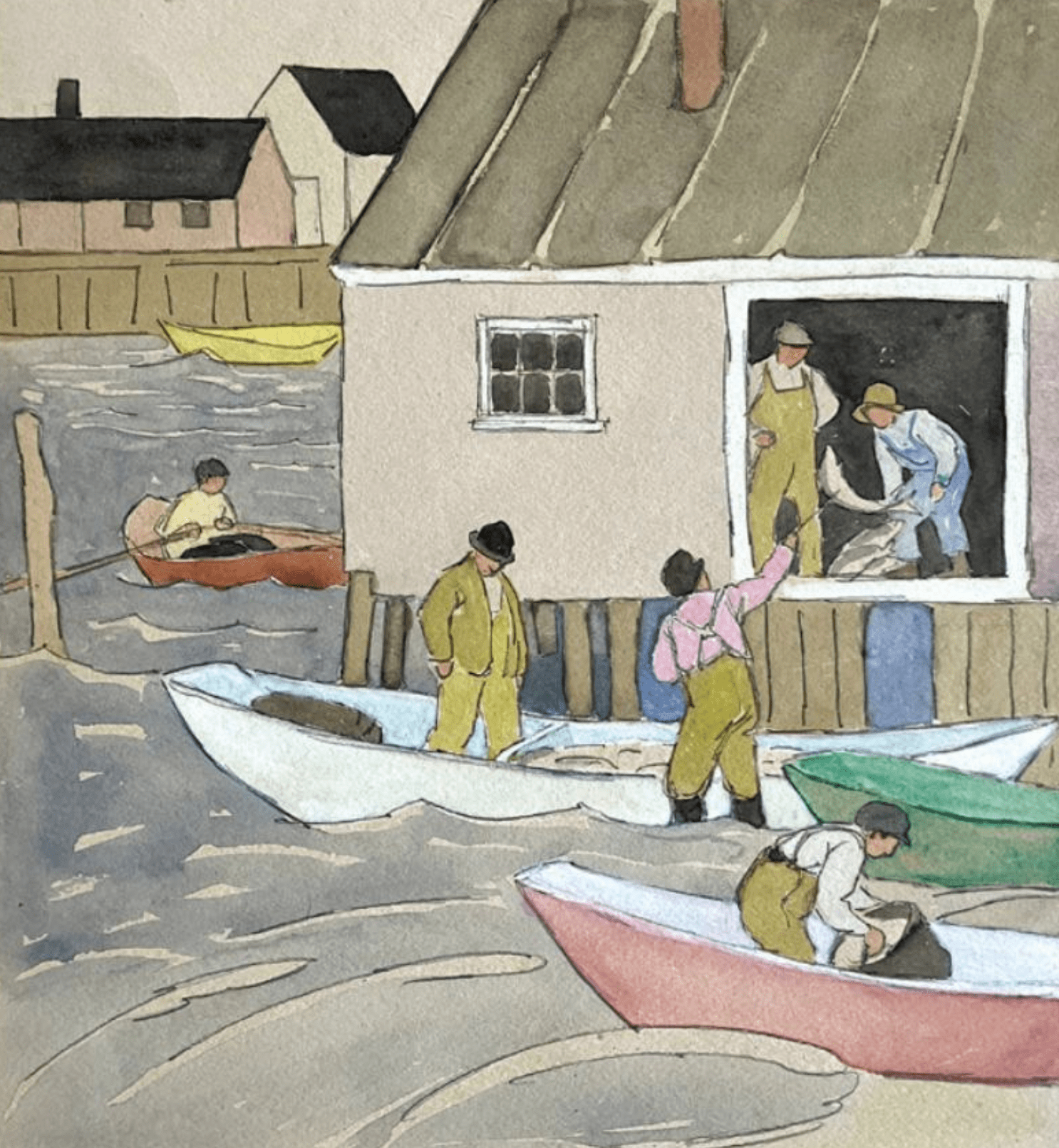 Loading in the Catch by Maud Hunt Squire