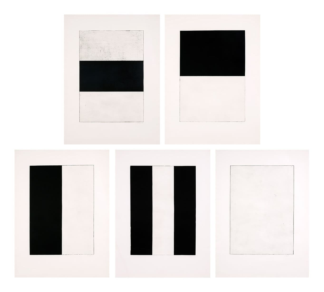 Five Plates by Brice Marden