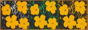 Richard Pettibone Andy Warhol, “Flowers” print