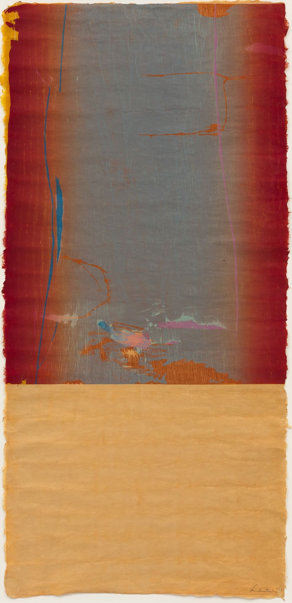 Essence Mulberry print - Helen Frankenthaler