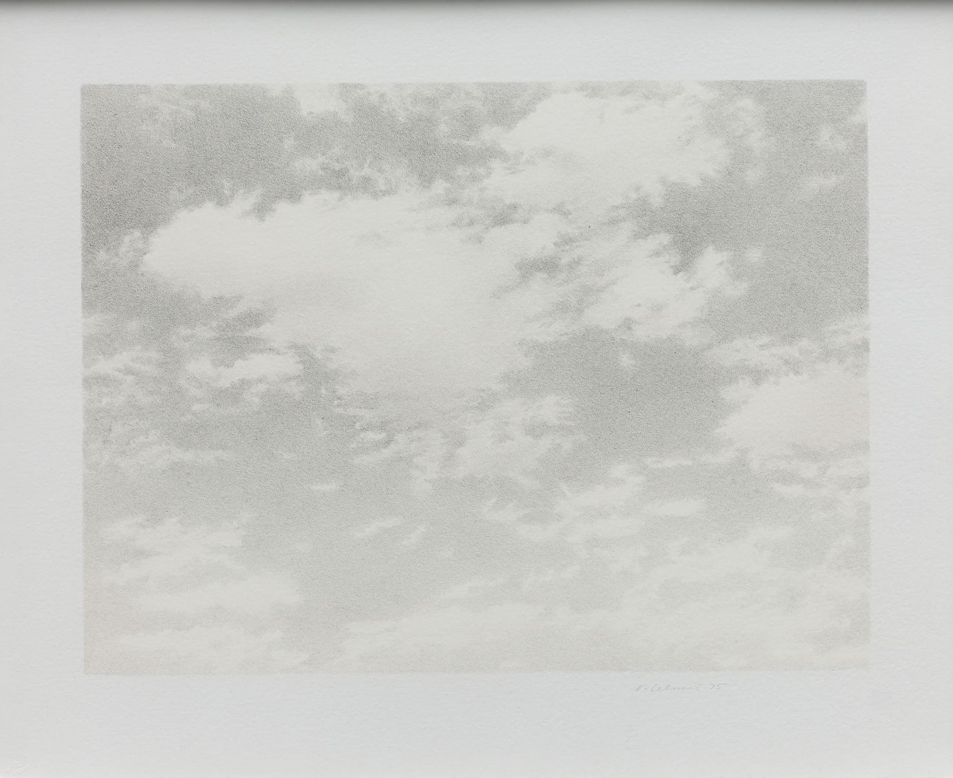Vija Celmins Untitled (Sky) print