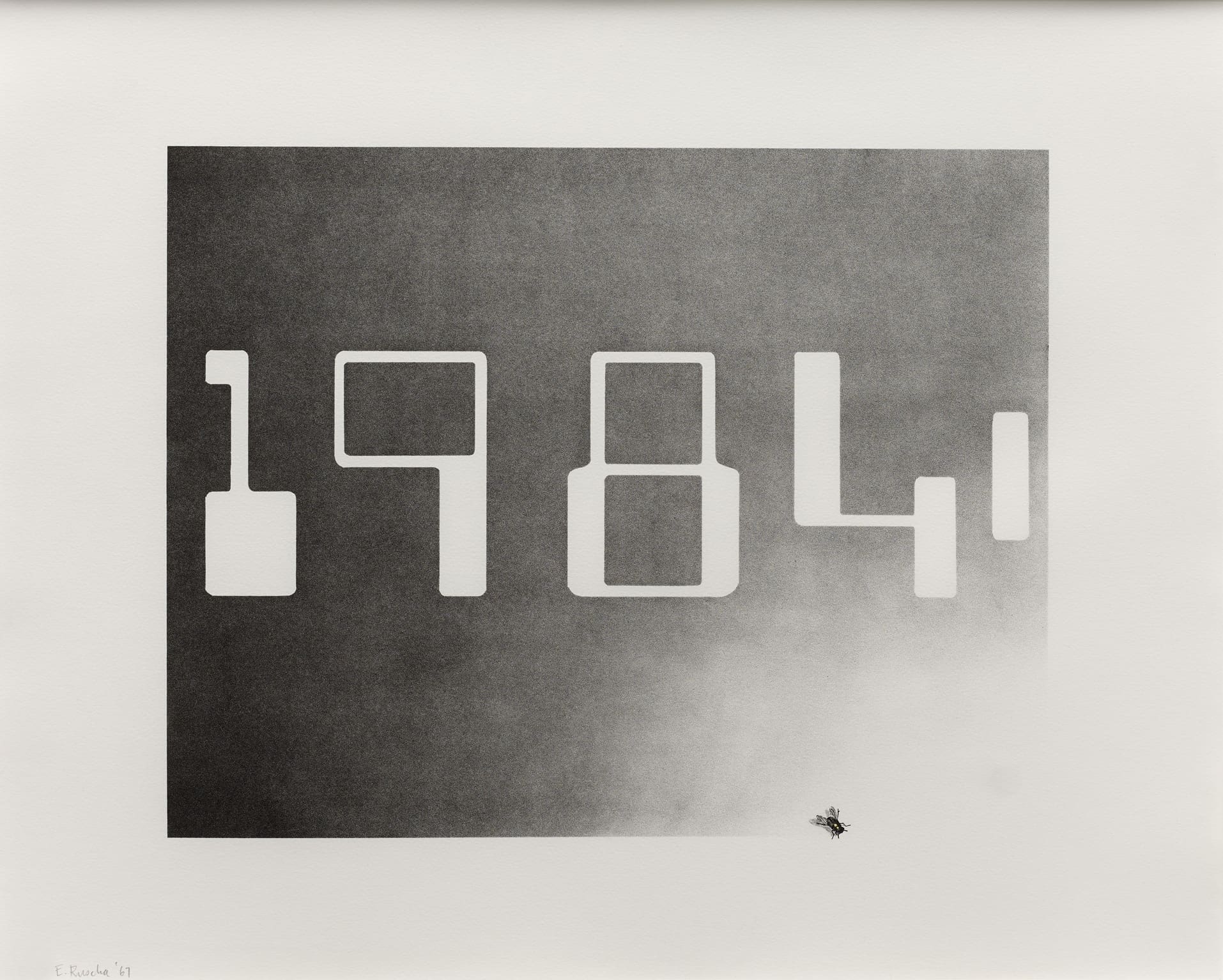Edward Ruscha 1984 print