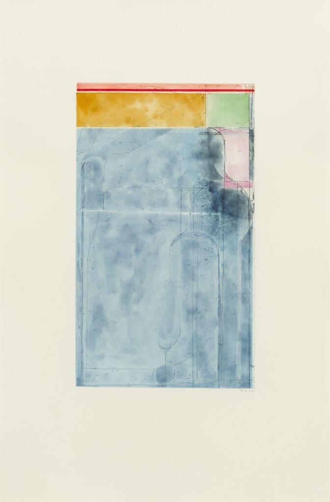 Richard Diebenkorn Large Light Blue print
