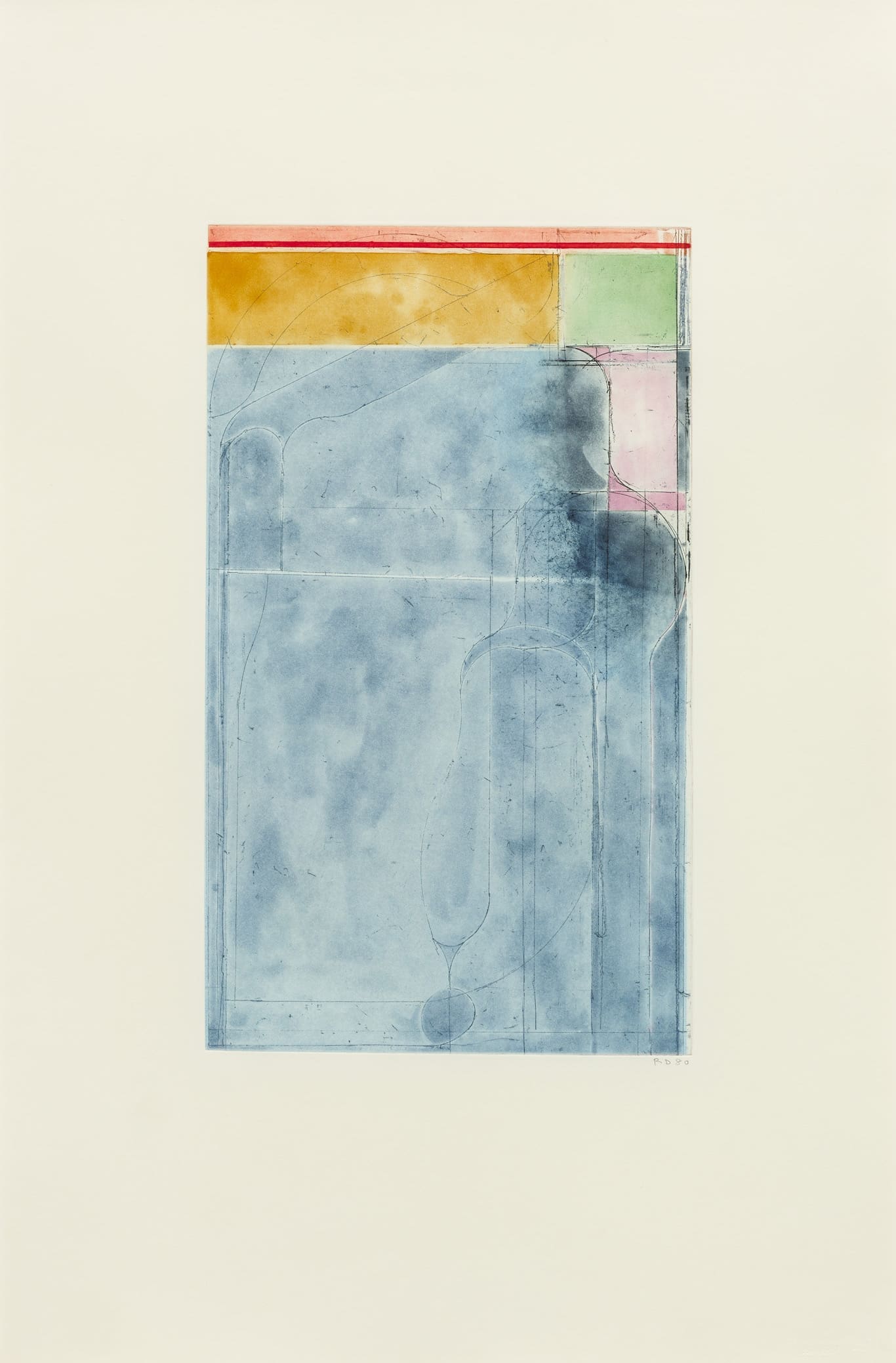 Richard Diebenkorn Large Light Blue print