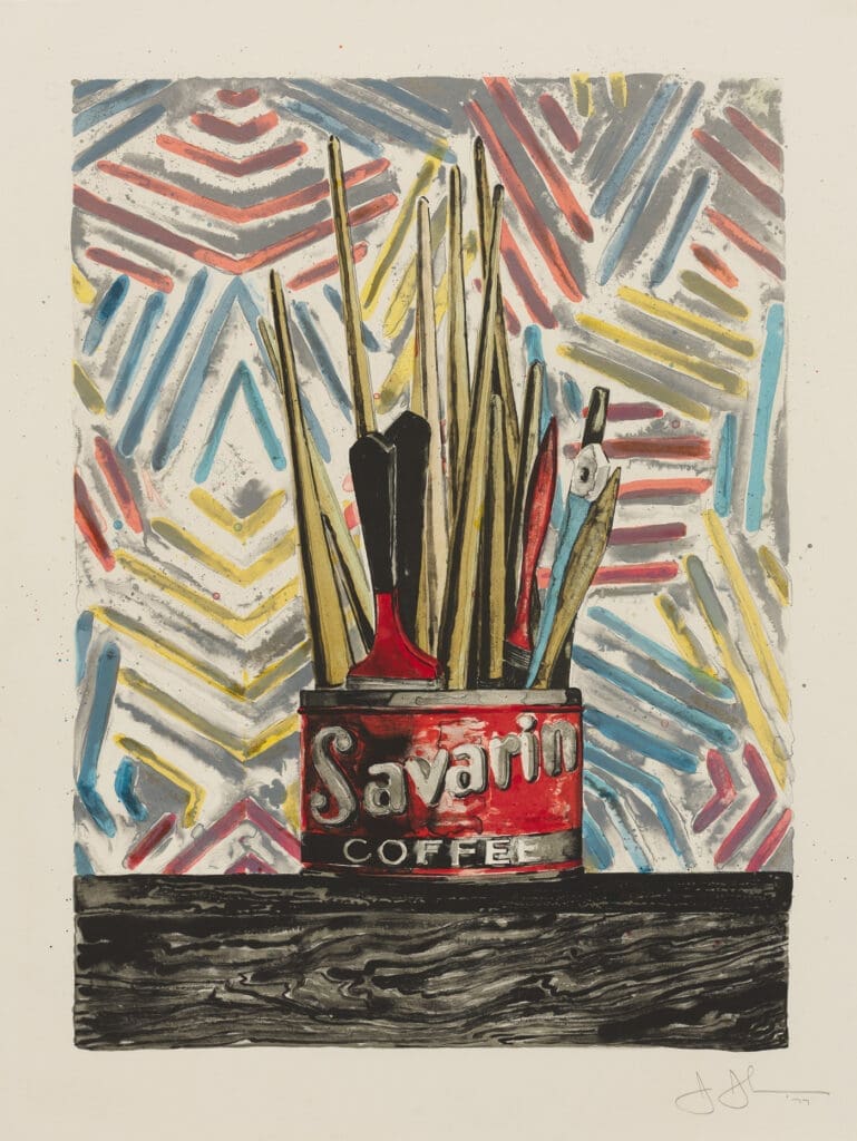 Jasper Johns Savarin print