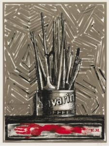 Jasper Johns Savarin print