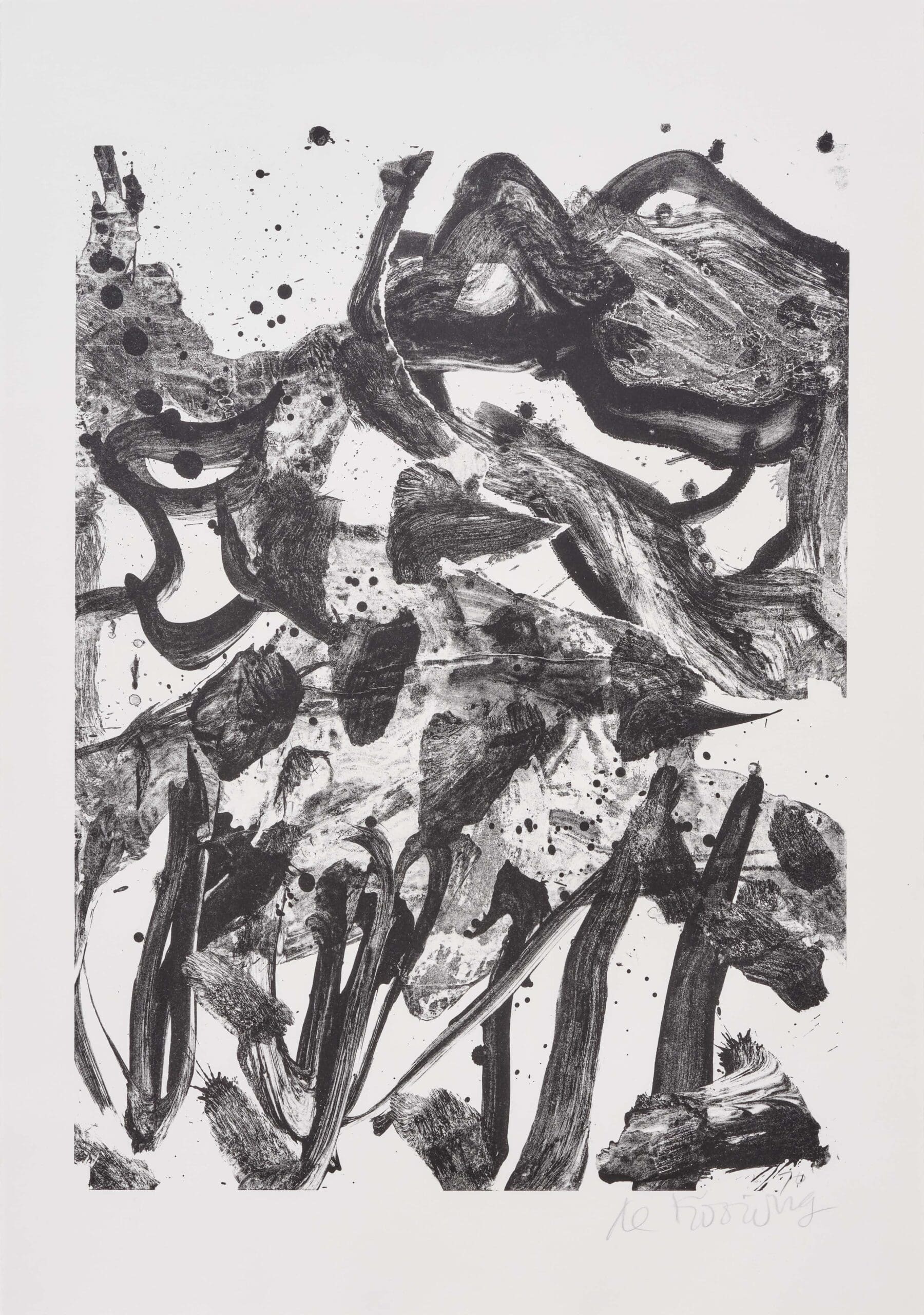 Willem de Kooning The Marshes print