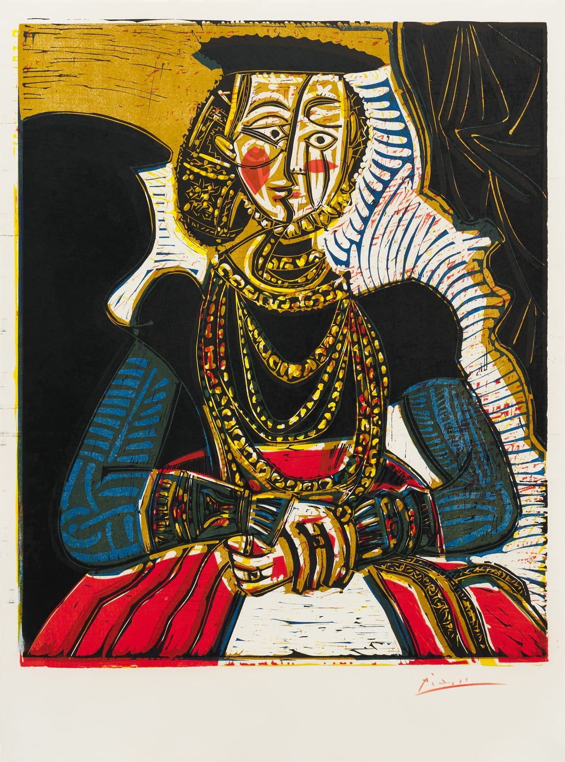Pablo Picasso Portrait de jeune fille, d’après Cranach le Jeune, II print