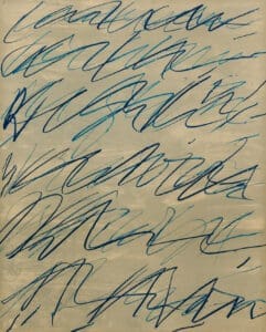 Cy Twombly Roman Notes I print