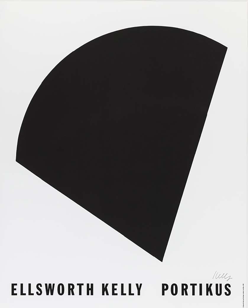 Ellsworth Kelly EllsworthKelly, Portikus (BlackCurve) print