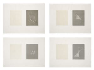 Mel Bochner QED: Meditation on Theorem of Pythagoras, Five and Fifth, Ten, Principle of Detachment print