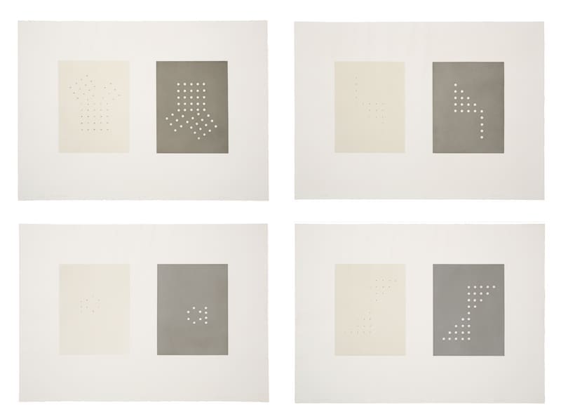 Mel Bochner QED: Meditation on Theorem of Pythagoras, Five and Fifth, Ten, Principle of Detachment print