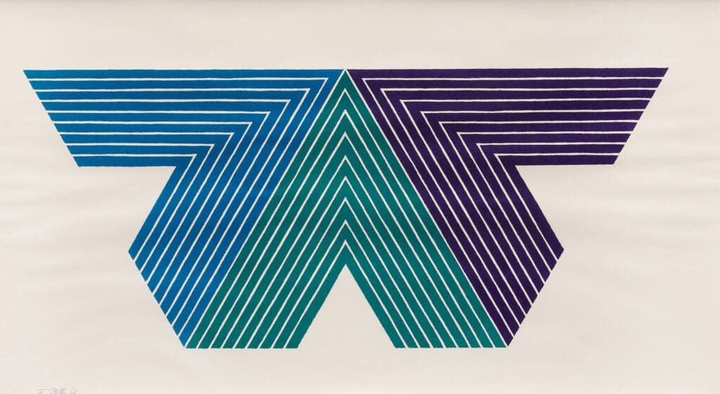 Frank Stella Black Adder print