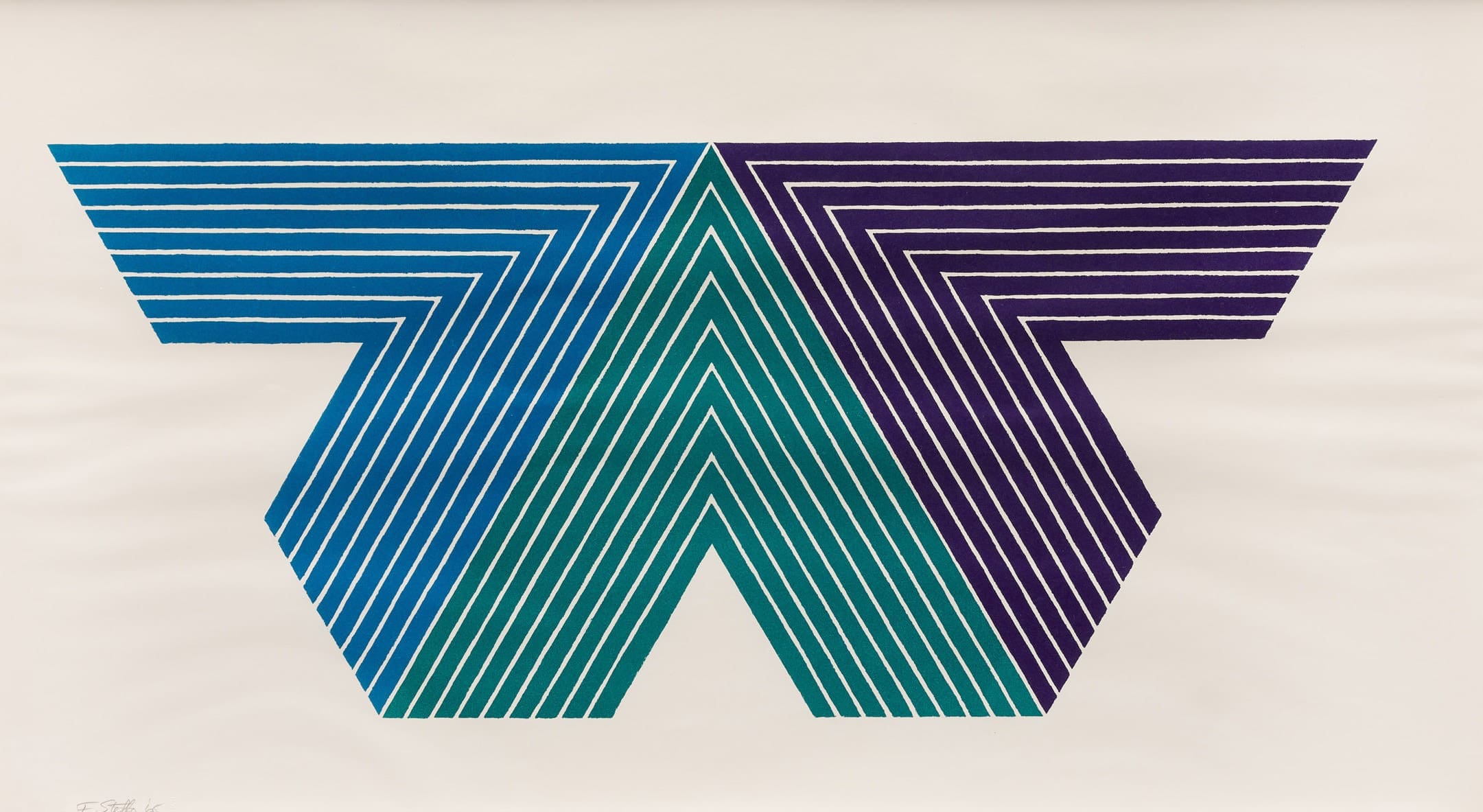 Frank Stella Black Adder print