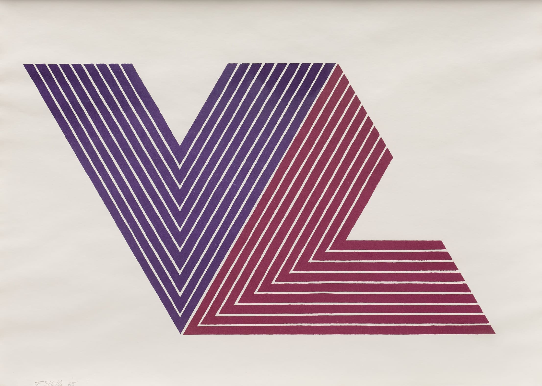 Frank Stella Ifafa I print